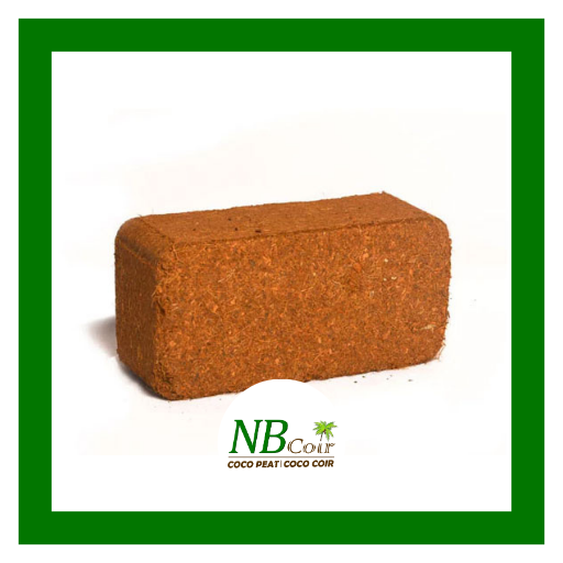 Coco peat briquettes for gardening and nursery use