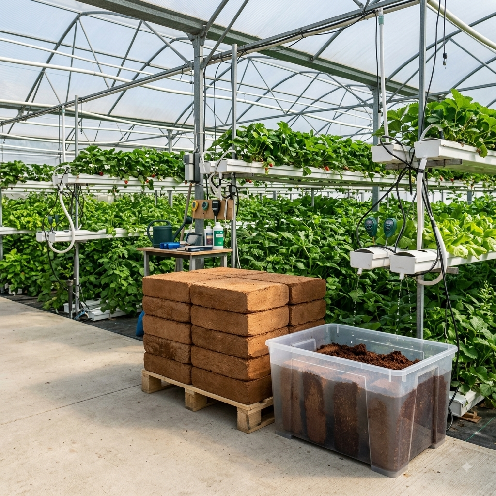coco coir brick - Hydroponics