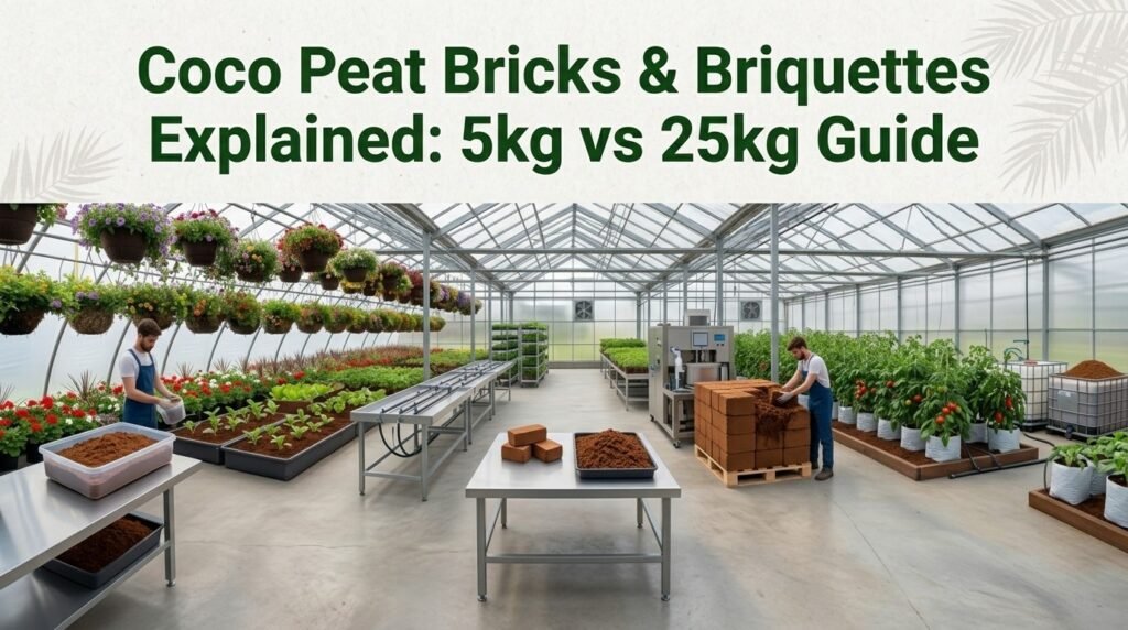 Ultimate Guide to Coco Peat Bricks & Briquettes: 5kg vs 25kg Comparison