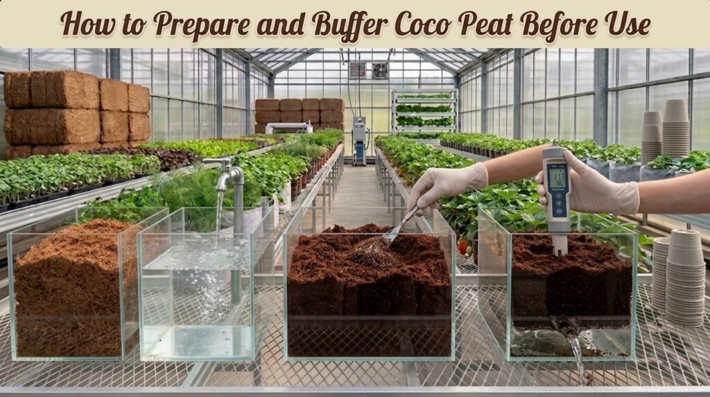 How to Prepare and Buffer Coco Peat Before Use