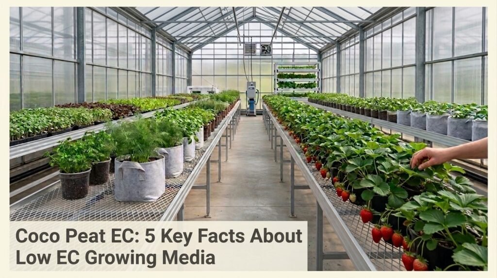Coco Peat EC: 5 Key Facts About Low EC Growing Media