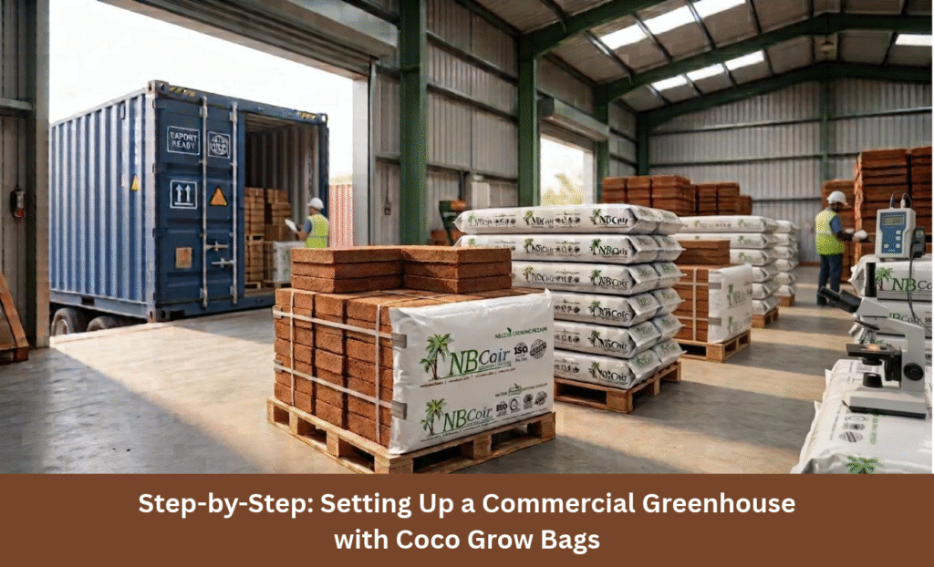 Step-by-Step: Setting Up a Commercial Greenhouse with Coco Grow Bags